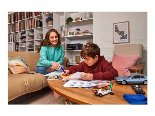 Epson EcoTank L3560 - Multifunksjonsskriver - farge - ink-jet - ITS - A4 (medie) - opp til 15 spm (trykking) - 100 ark - USB, Wi-Fi - svart