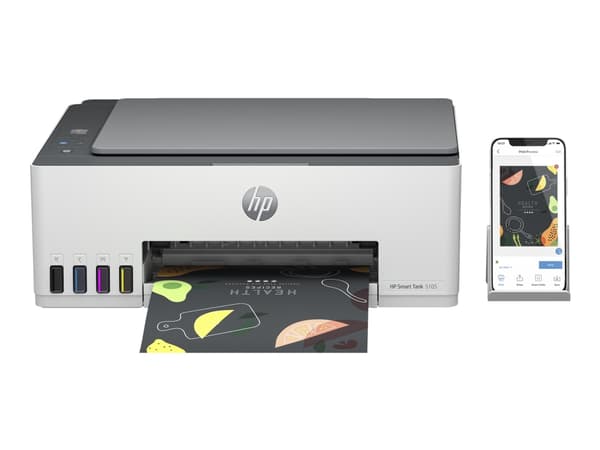 HP Inc. HP Smart Tank 5105 All-in-One - Multifunktionsdrucker - Farbe - Tintenstrahl - nachfüllbar - Legal (216 x 356 mm) (Original) - A4/Legal (Medi