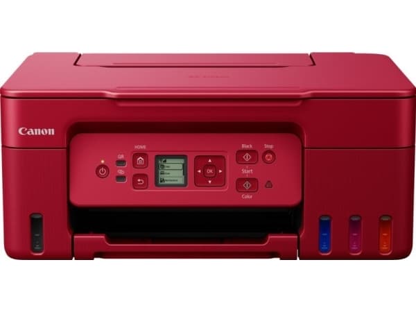 Canon PIXMA G3470, Mustesuihku, Väritulostus, 4800 x 1200 DPI, A4, Suoratulostus, Punainen