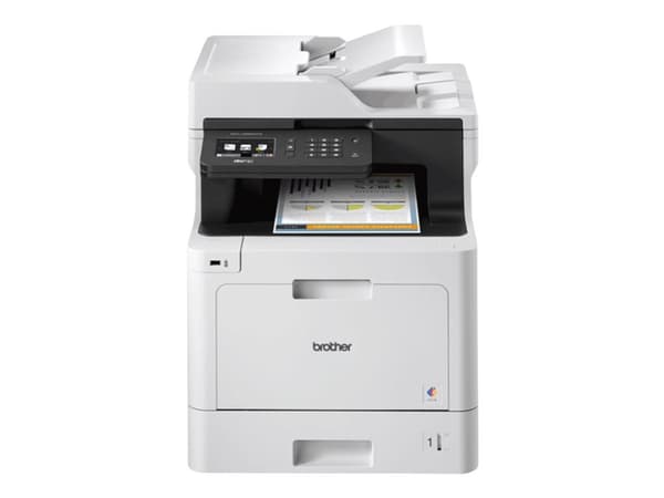 Brother MFC-L8690CDW - Multifunksjonsskriver - farge - laser - A4/Legal (medie) - opp til 31 spm (trykking) - 300 ark - 33.6 kbps - USB 2.0, Gigabit