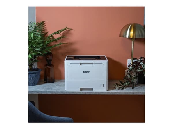 Brother HL-L5210DW - Skriver - S/H - Dupleks - laser - A4/Legal - 1200 x 1200 dpi - inntil 48 spm - kapasitet: 350 ark - USB 2.0, Gigabit LAN, Wi-Fi(