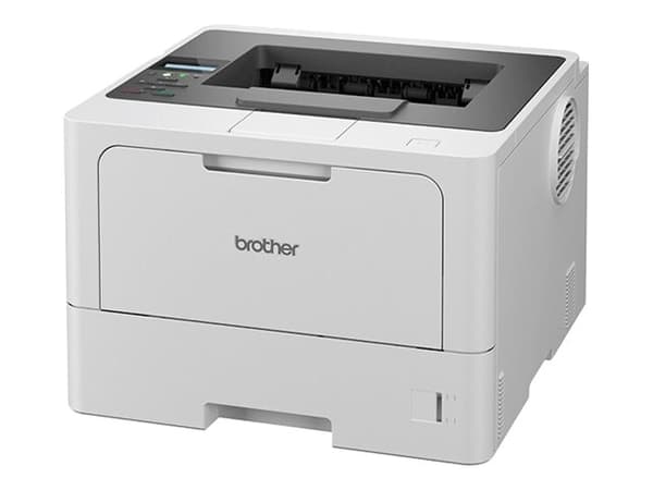 Brother HL-L5210DW - Skriver - S/H - Dupleks - laser - A4/Legal - 1200 x 1200 dpi - inntil 48 spm - kapasitet: 350 ark - USB 2.0, Gigabit LAN, Wi-Fi( Sort, Hvit