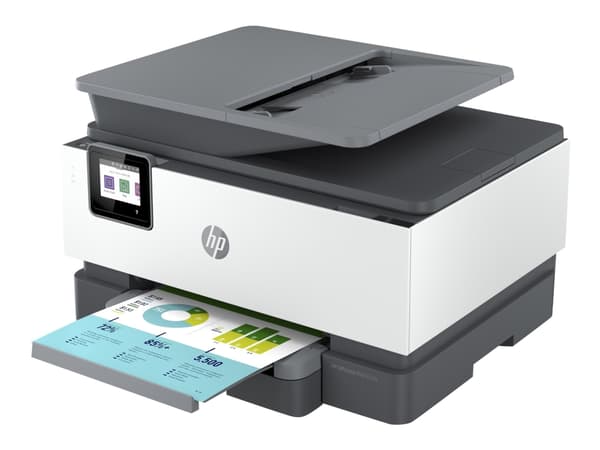 HP OfficeJet Pro 9010e Allt-i-ett-skrivare, Termisk bläckstråle, Färgutskrift, 4800 x 1200 DPI, A4, Direktutskrift, Svart, Vit Svart, Vit