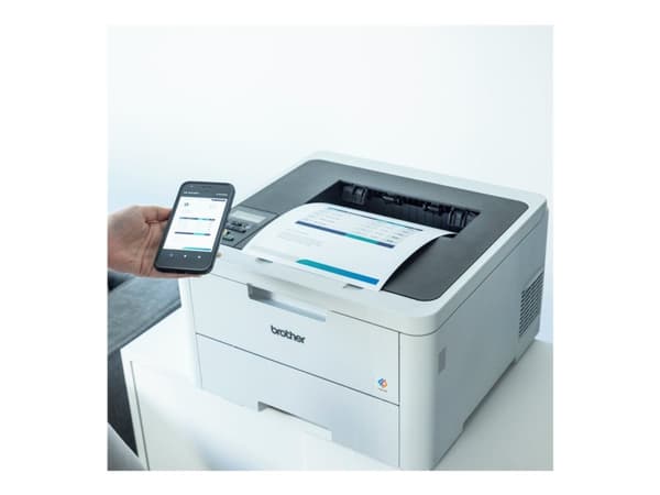 Brother HL-L3215CW - Skrivare - färg - LED - A4/Legal - 600 x 2400 dpi - upp till 18 sidor/minut (mono)/ upp till 18 sidor/minut (färg) - kapacitet: