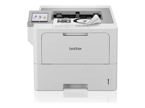 Brother HL-L6410DN - Skrivare - svartvit - Duplex - laser - A4/Legal - 1200 x 1200 dpi - upp till 50 sidor/minut - kapacitet: 620 ark - USB 2.0, Giga