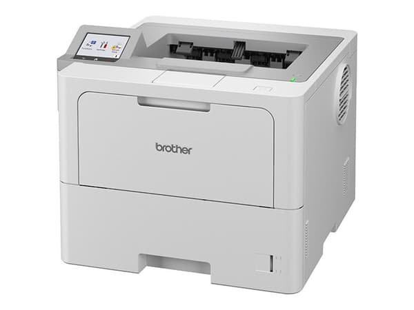 Brother HL-L6410DN - Skrivare - svartvit - Duplex - laser - A4/Legal - 1200 x 1200 dpi - upp till 50 sidor/minut - kapacitet: 620 ark - USB 2.0, Giga Vit