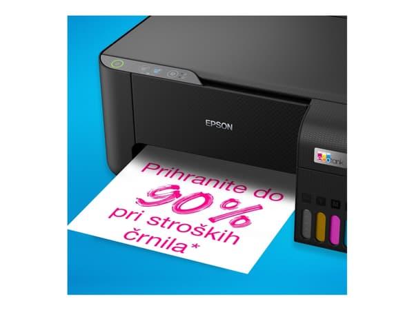 Epson EcoTank L3230 - Multifunksjonsskriver - farge - ink-jet - ITS - A4/Legal (medie) - opp til 10 spm (trykking) - 100 ark - USB - svart