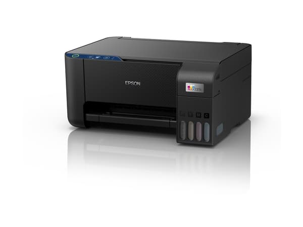 Epson EcoTank L3231 - Multifunksjonsskriver - farge - ink-jet - ITS - A4/Legal (medie) - opp til 10 spm (trykking) - 100 ark - USB - svart Sort