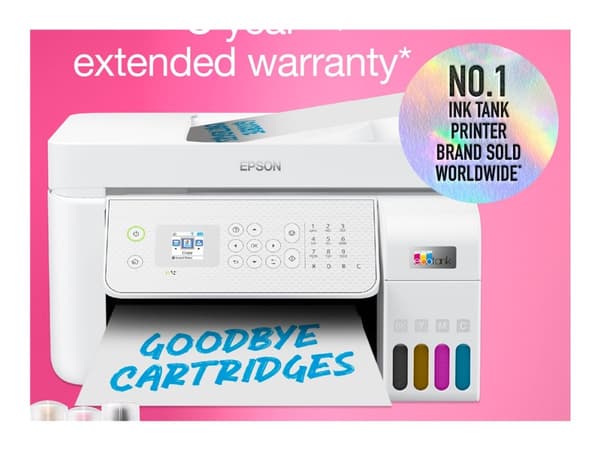 Epson EcoTank L5316 - Multifunksjonsskriver - farge - ink-jet - ITS - A4/Legal (medie) - opp til 10 spm (trykking) - 100 ark - 33.6 kbps - Wi-Fi, USB