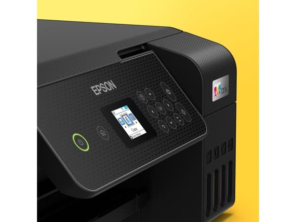 Epson EcoTank L3280, Bläckstråleskrivare, Färgutskrift, 5760 x 1440 DPI, A4, Direktutskrift, Svart