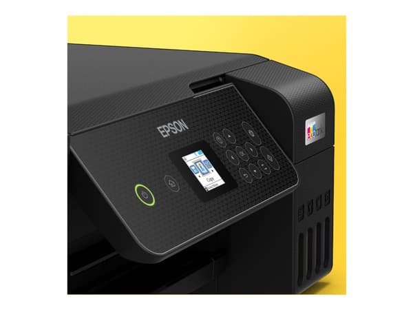Epson EcoTank ET-2871 - Multifunksjonsskriver - farge - ink-jet - ITS - A4 (medie) - opp til 10 spm (trykking) - 100 ark - Wi-Fi, USB - svart