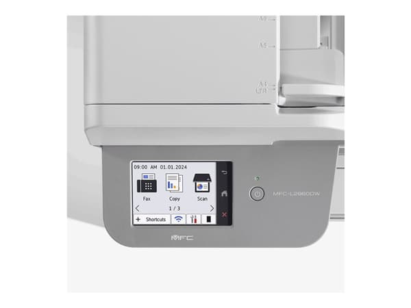 Brother MFC-L2960DW - Multifunktionsskrivare - svartvit - laser - Letter A (216 x 279 mm)/A4 (210 x 297 mm) (original) - A4/Legal (media) - upp till