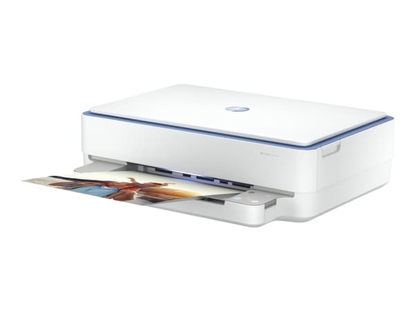 HP ENVY 6010e All-in-One - Multifunksjonsskriver - farge - ink-jet - 216 x 297 mm (original) - A4/Letter (medie) - opp til 8 spm (kopiering) - opp ti Blå