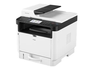Ricoh M 320F - Multifunktionsskrivare - svartvit - laser - A4 (210 x 297 mm) (original) - A4 (media) - upp till 32 sidor/minut (kopiering) - upp till