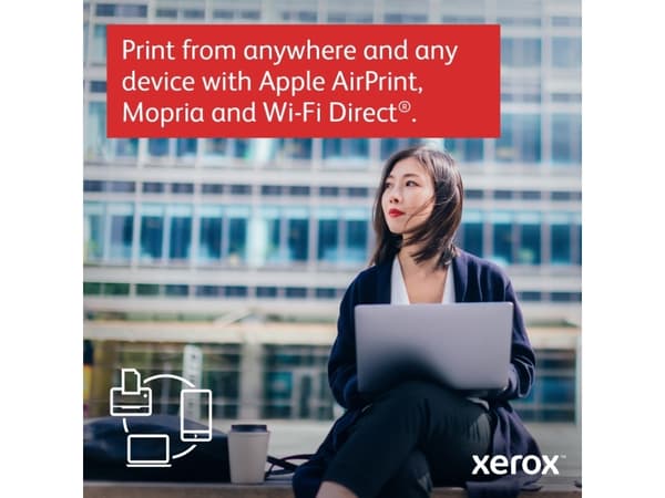 Xerox VersaLink B7125V, Laser, Yksittäistulostus, 1200 x 1200 DPI, A3, Suoratulostus, Sininen, Valkoinen