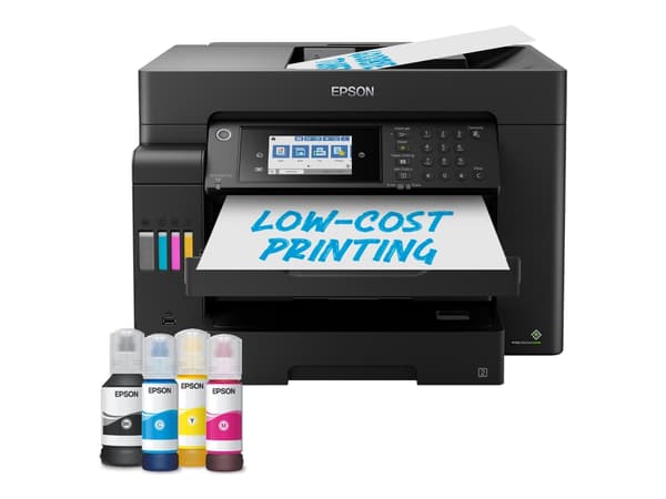 Epson EcoTank ET-16605 - Multifunksjonsskriver - farge - ink-jet - ITS - A3 (medie) - opp til 25 spm (trykking) - 550 ark - 33.6 kbps - USB, LAN, USB