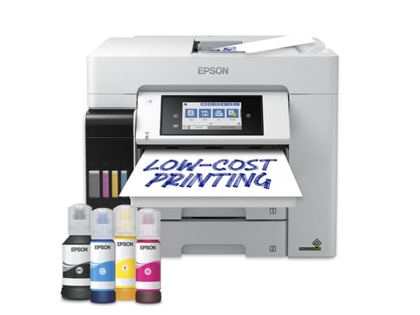 Epson EcoTank Pro ET-5885 - Multifunksjonsskriver - farge - ink-jet - ITS - A4/Legal (medie) - opp til 25 spm (trykking) - 250 ark - 33.6 kbps - USB,