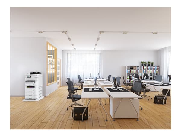 Epson WorkForce Pro EM-C8101RDWF - - färg - bläckstråle - upp till 22 sidor/minut (kopiering) - 33.6 Kbps - USB 2.0, Gigabit LAN, Wi-Fi(ac)