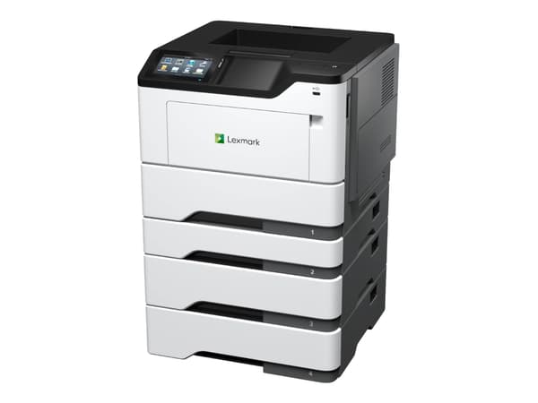 Lexmark MS632dwe, Laser, 1200 x 1200 DPI, A4, 47 ppm, Duplex printing, Black, Grey musta, Harmaa