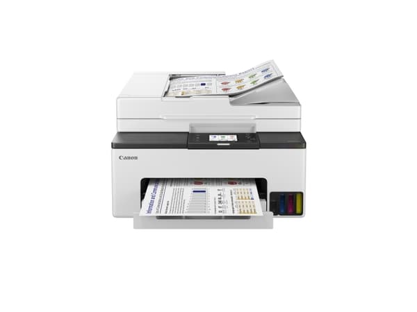 Canon MAXIFY GX2050, Bläckstråleskrivare, Färgutskrift, 600 x 1200 DPI, Färgkopiering, A4, Svart, Vit