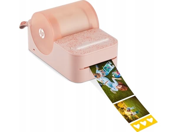 Drukarka etykiet HP Hp Sprocket Panorama Kolorowa Drukarka Bluetooth Do Etykiet Zdjęć Naklejek - Różowa