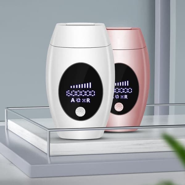 IPL Laser Epilator - Fjerner hår på kropp og ansikt med LCD-skjerm