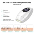Miniatyrbilde 7 av 7: IPL Laser Epilator - Fjerner hår på kropp og ansikt med LCD-skjerm