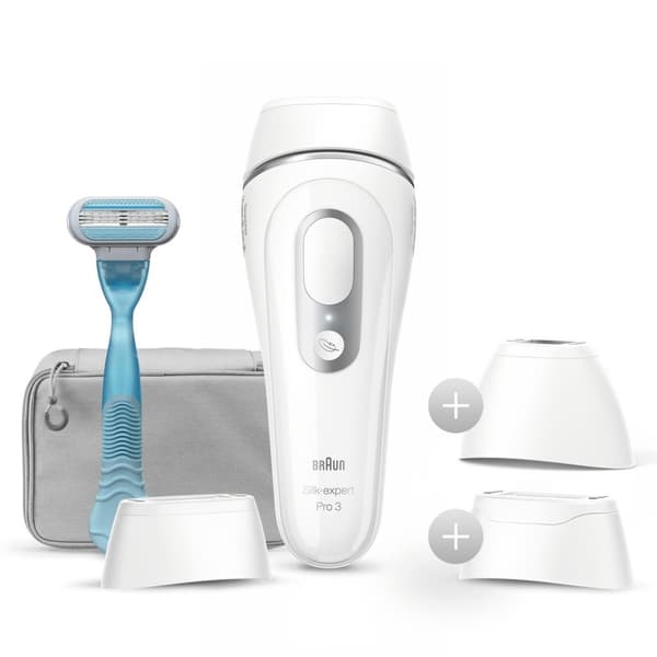 Braun Silk-expert Pro Silk expert Pro 3 PL3221 Intense pulsed light (IPL) Silver, White