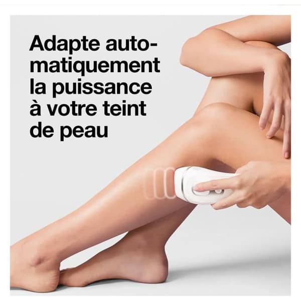 Epilator med pulserande ljus - BRAUN - Silk expert Pro 3 - Hemmaepilering - Fodral - 3 tillbehör - PL3230