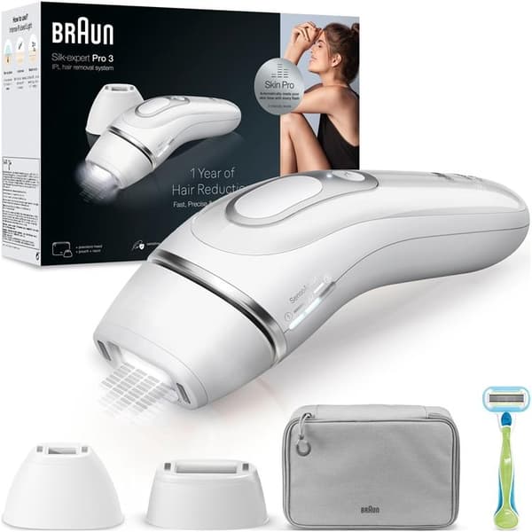 Braun IPL Silk-expert Pro 3 PL3122 - Vit/Silver