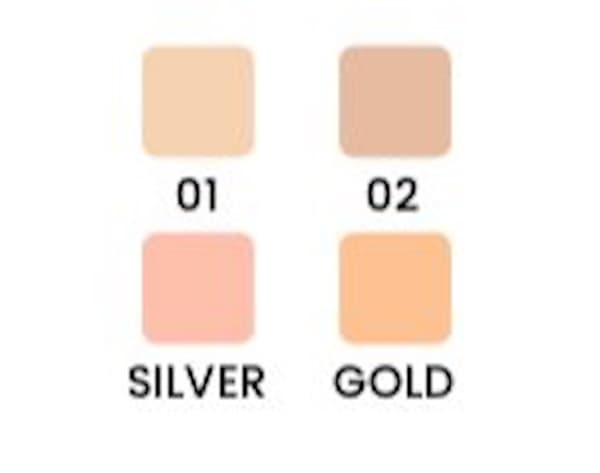 Highlighter kompakt - 4 farger - Quiz Cosmetics