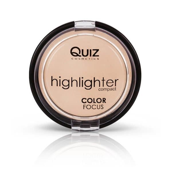 Highlighter kompakt - 4 farger - Quiz Cosmetics