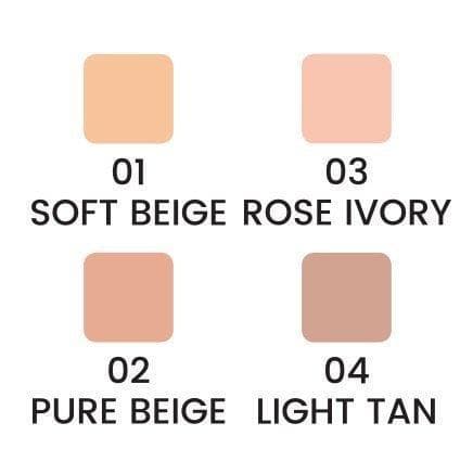 Camouflage foundation - Myk beige, lett brun - Quiz Cosmetics