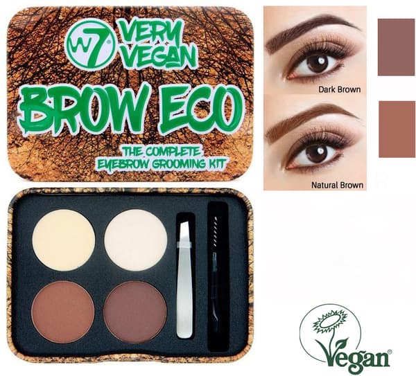 W7 Very Vegan Brow ECO Eyebrow Grooming Kit