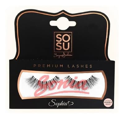 SAUCE Premium Lashes Falske øjenvipper Sophia - 100% naturlig 1op.