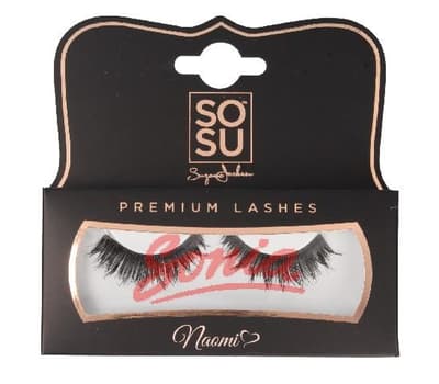 SAUCE Premium Kunstig øjenvipper Naomi Lashes - 100% naturlig 1op.