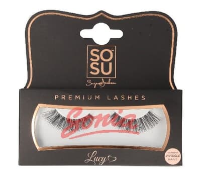SAUCE Premium Lashes Falske øjenvipper Lucy - 100% naturlig 1op.