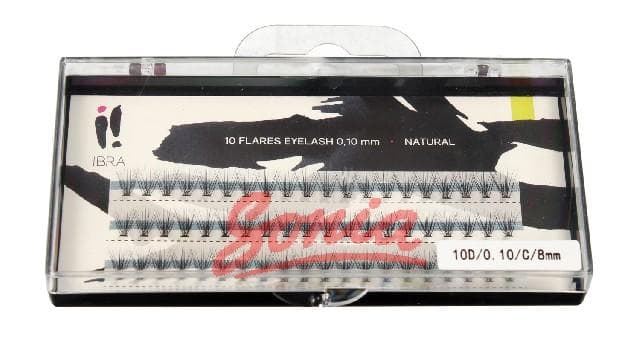 Tufts IBRA eyelashes NATURAL 0.10-mm C-8 1op.