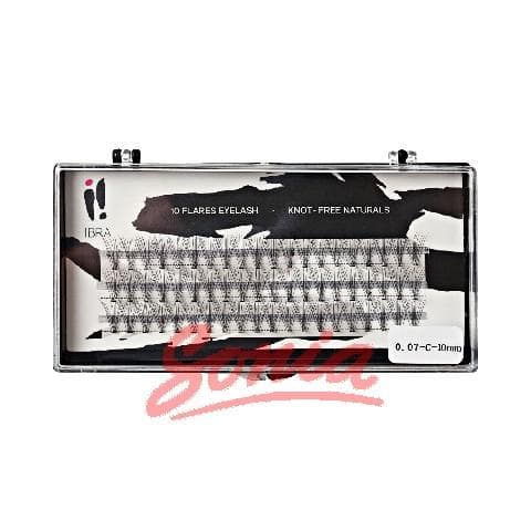 Tufts IBRA eyelashes SUPER-NATURAL 0.7 mm C-10 1op.