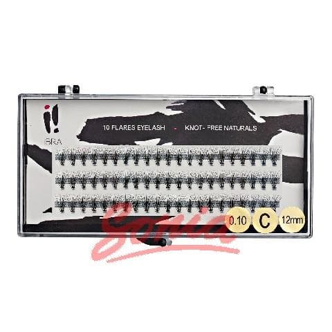 Tufts IBRA eyelashes Naturals 0.10-mm C-12 1op.