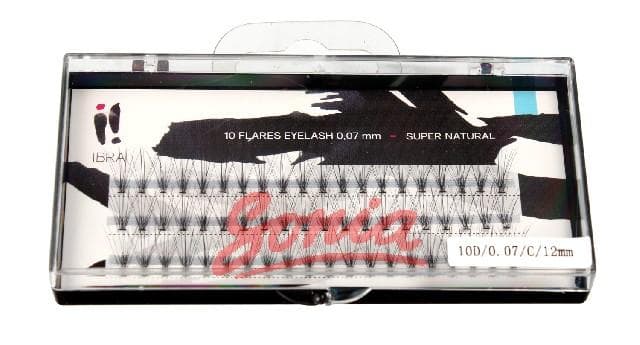 Tufts IBRA eyelashes SUPER NATURAL 0.07-mm C-12 1op.