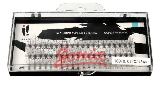 Tufts IBRA eyelashes SUPER NATURAL 0.07-mm C-13 1op.