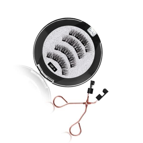 Magnetiske øyevipper 24P-4 Svart + Applikator
