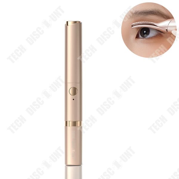 TD® Elektrisk ögonfransböjare Eyelash God Elektrisk ögonbrynstrimmer Ögonbrynstrimmer för kvinnor 2 i 1 rakinstrument