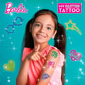 Miniatyrbillede 2 af 6: Midlertidige Tatoveringer Barbie My Glitter Tattoo Skinne 20 Dele