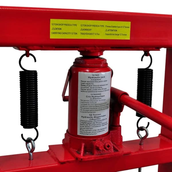 vidaXL Hydraulinen verstasprässi 12 tonnia