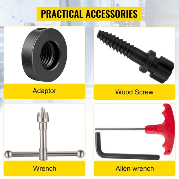 3,75" hög precision självcentrerande fyrkäfts svarvchuck med adapter, stort spännområde, enkel manövrering, bred applikation