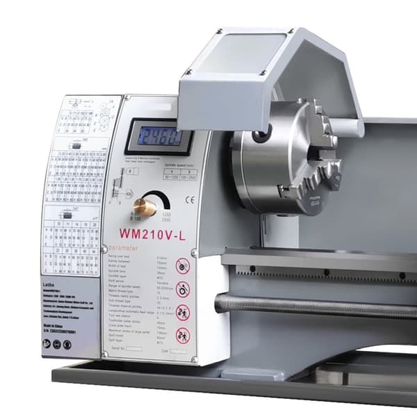750W 50-2500 rpm 8,3" x 29,5" tung metallsvarv med digital display, borstlös motor, exakt hastighetsreglering, förbättrad säkerhet