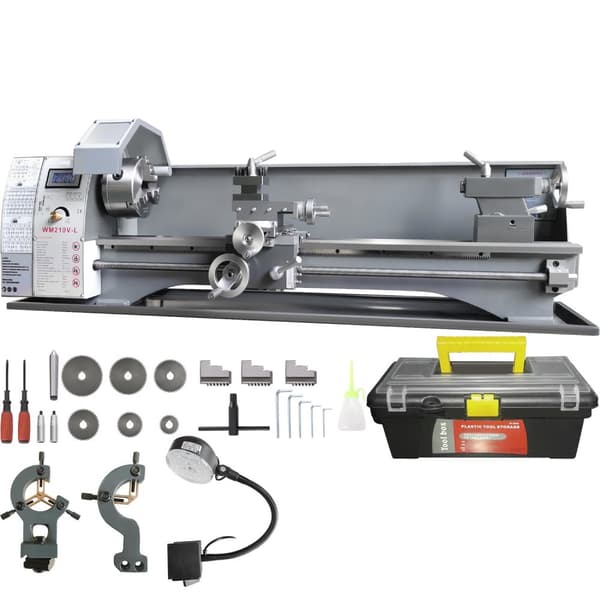 750W 50-2500 rpm 8,3" x 29,5" tung metallsvarv med digital display, borstlös motor, exakt hastighetsreglering, förbättrad säkerhet