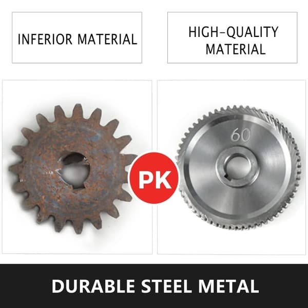 17st metallsvarv kugghjul kit med tydliga storleksmarkeringar, högkvalitativa material, hög precision, lätt att montera, hög kompatibilitet